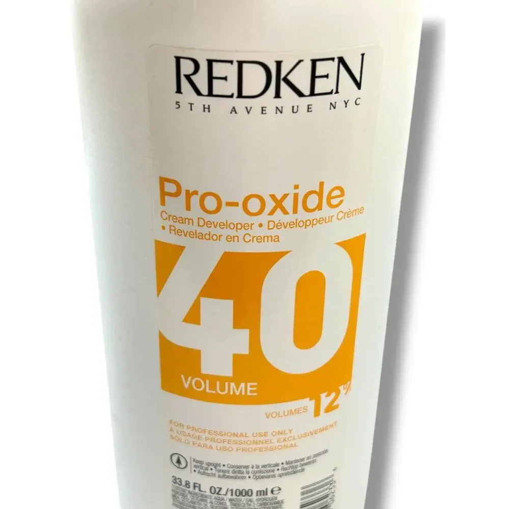 Redken Pro-Oxide 40 Volume 12% Cream Developer 33.8oz 1000ml